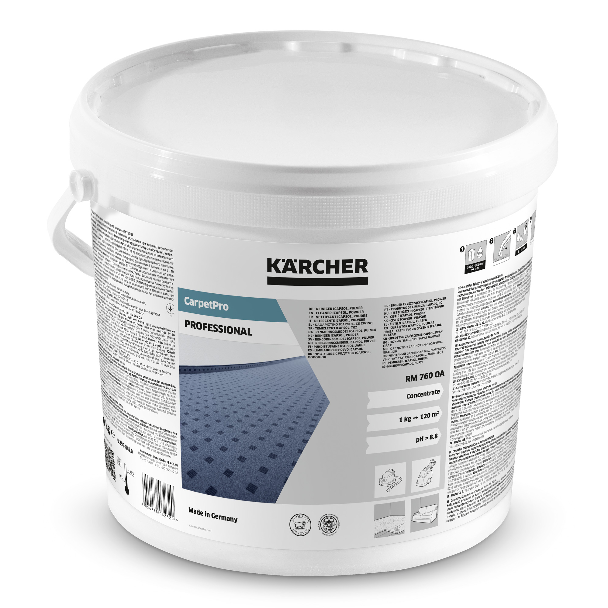Kaercher CarpetPro Cleaner iCapsol, powder RM 760 OA