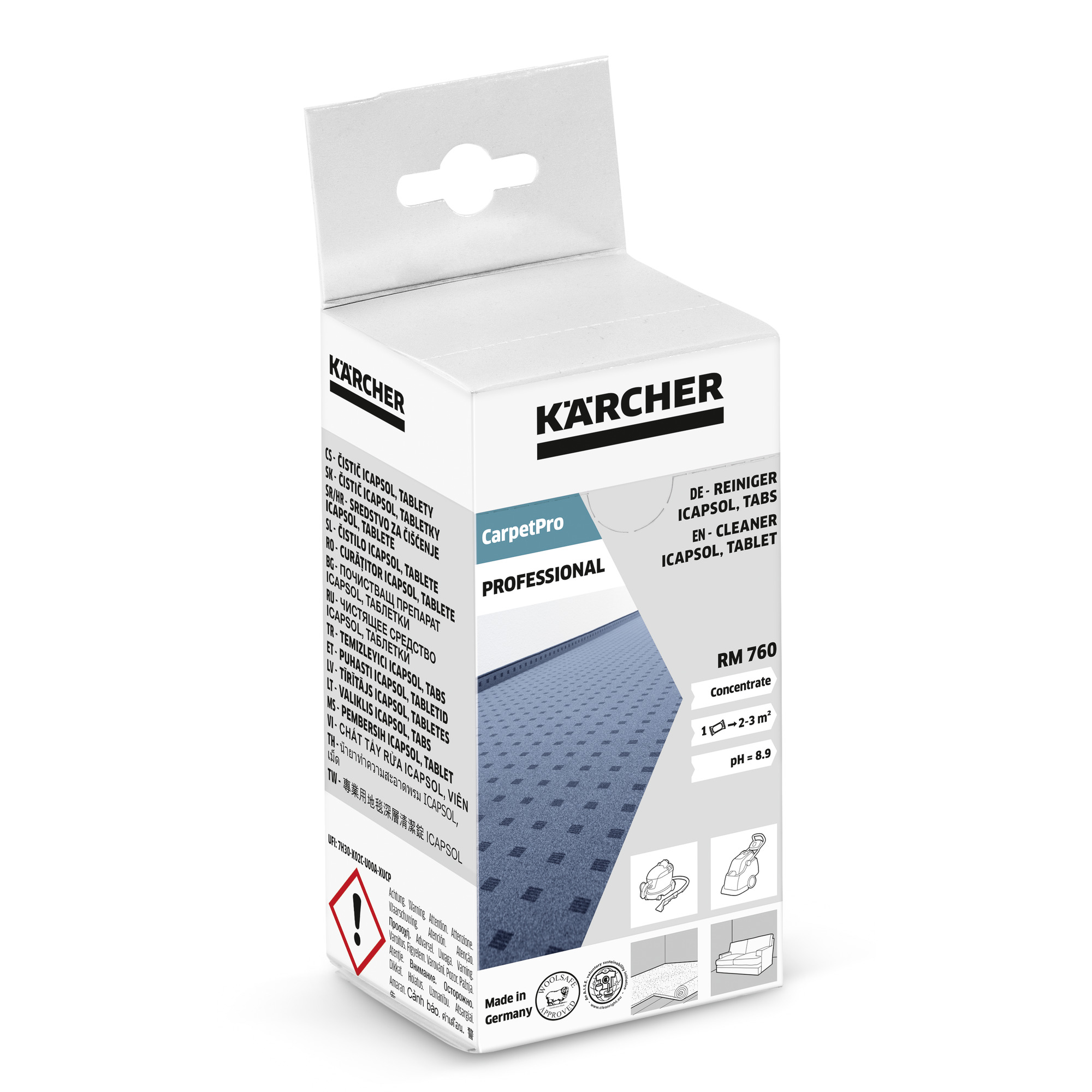 Kaercher CarpetPro Cleaner iCapsol RM 760 Tablet